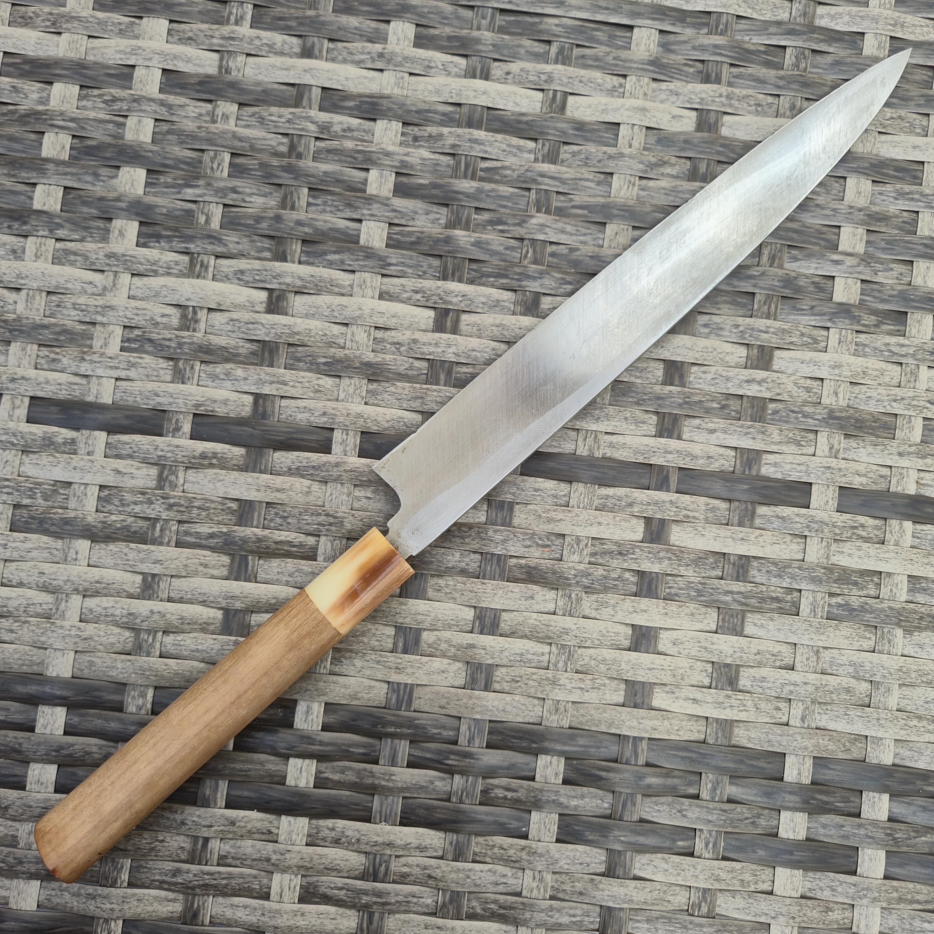 240mm Japanese Yanagiba Buffalo Horn Handle