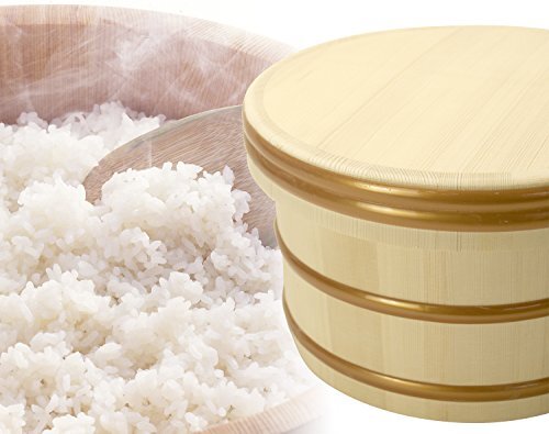 Ichihara Woodworking Shop Rice Container (Edo-style rice container) - 3-cup capacity