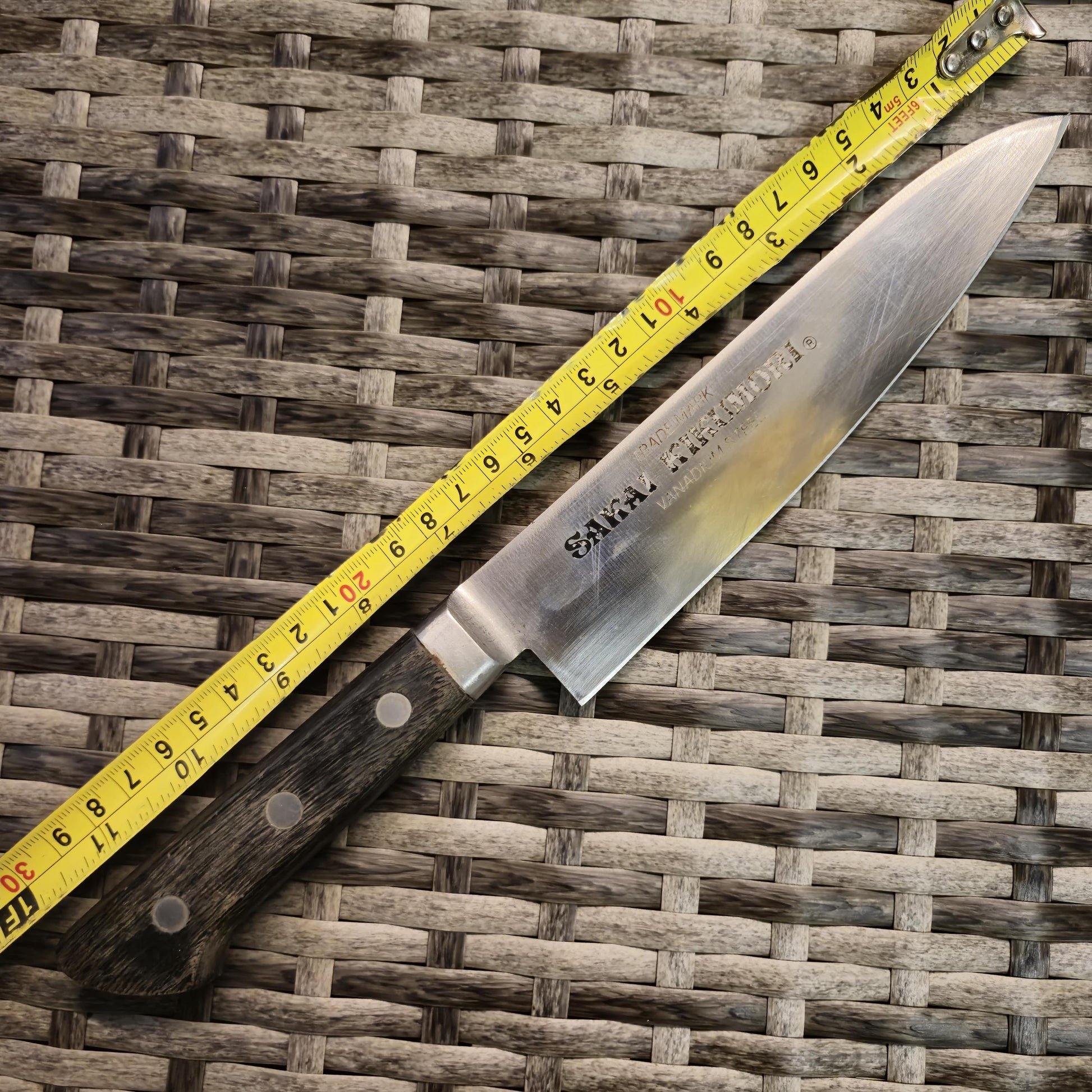 180mm Sakai Kikumori Gyuto Vandanium Steel