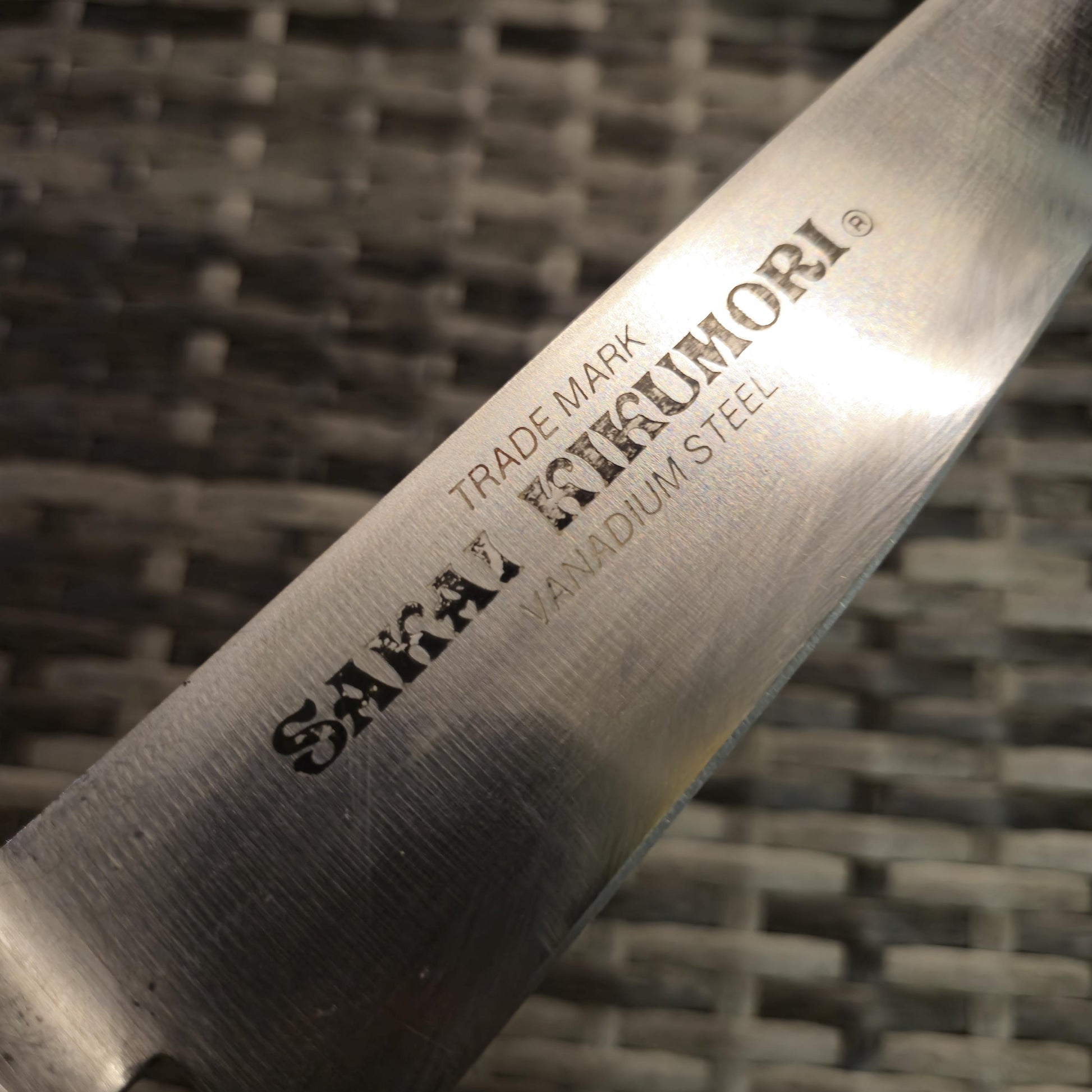 180mm Sakai Kikumori Gyuto Vandanium Steel