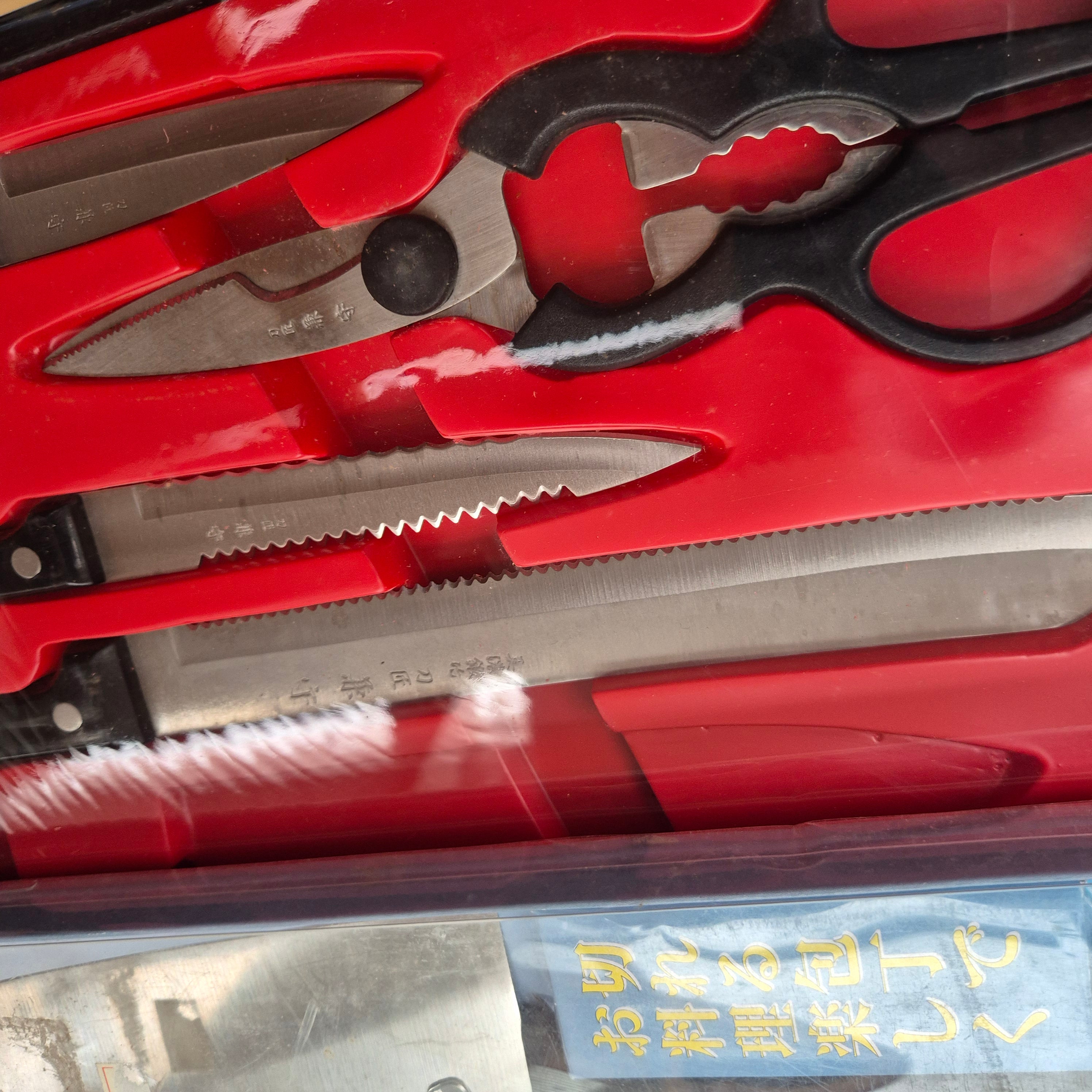 Bundle of unused utensils