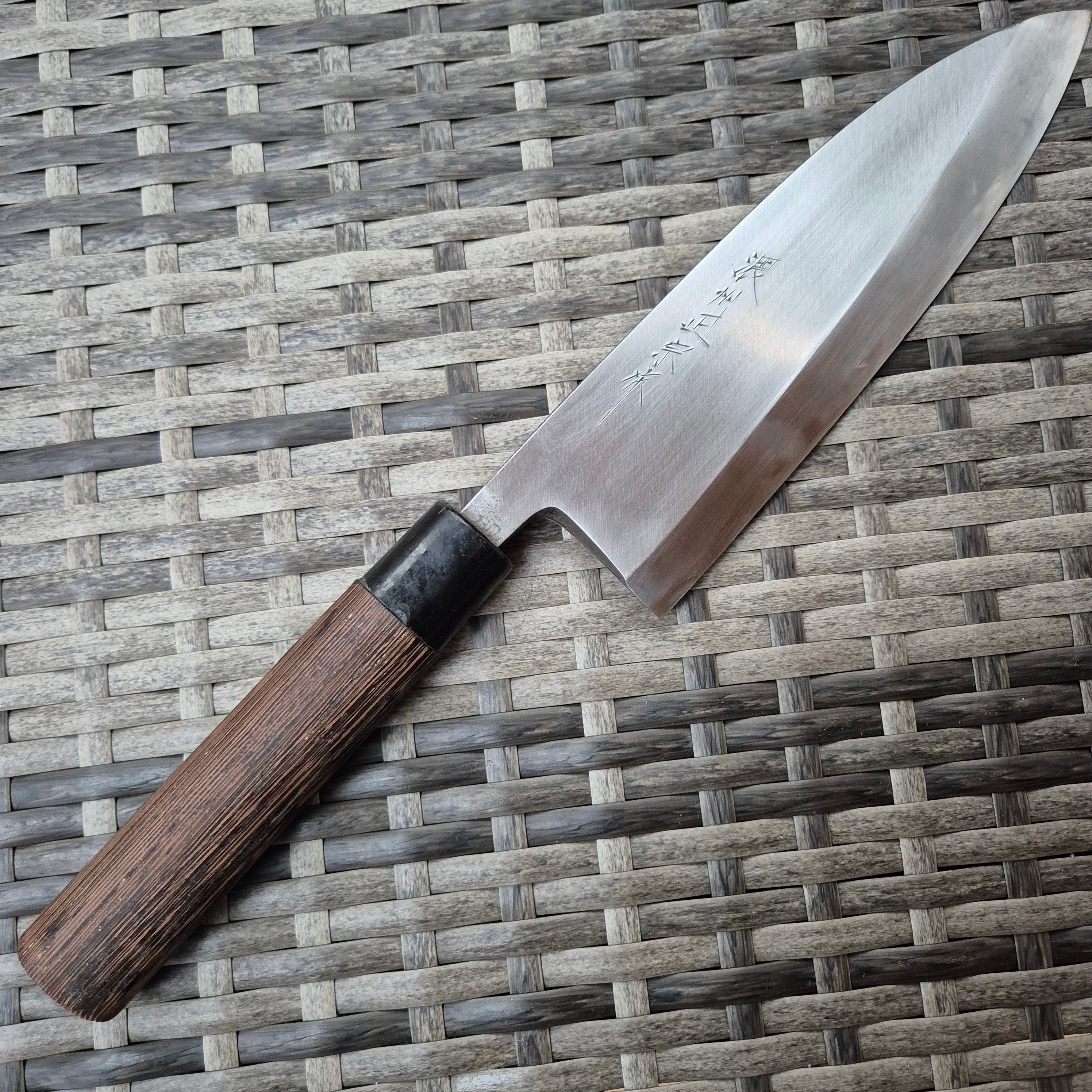 220mm Deba Blue Steel