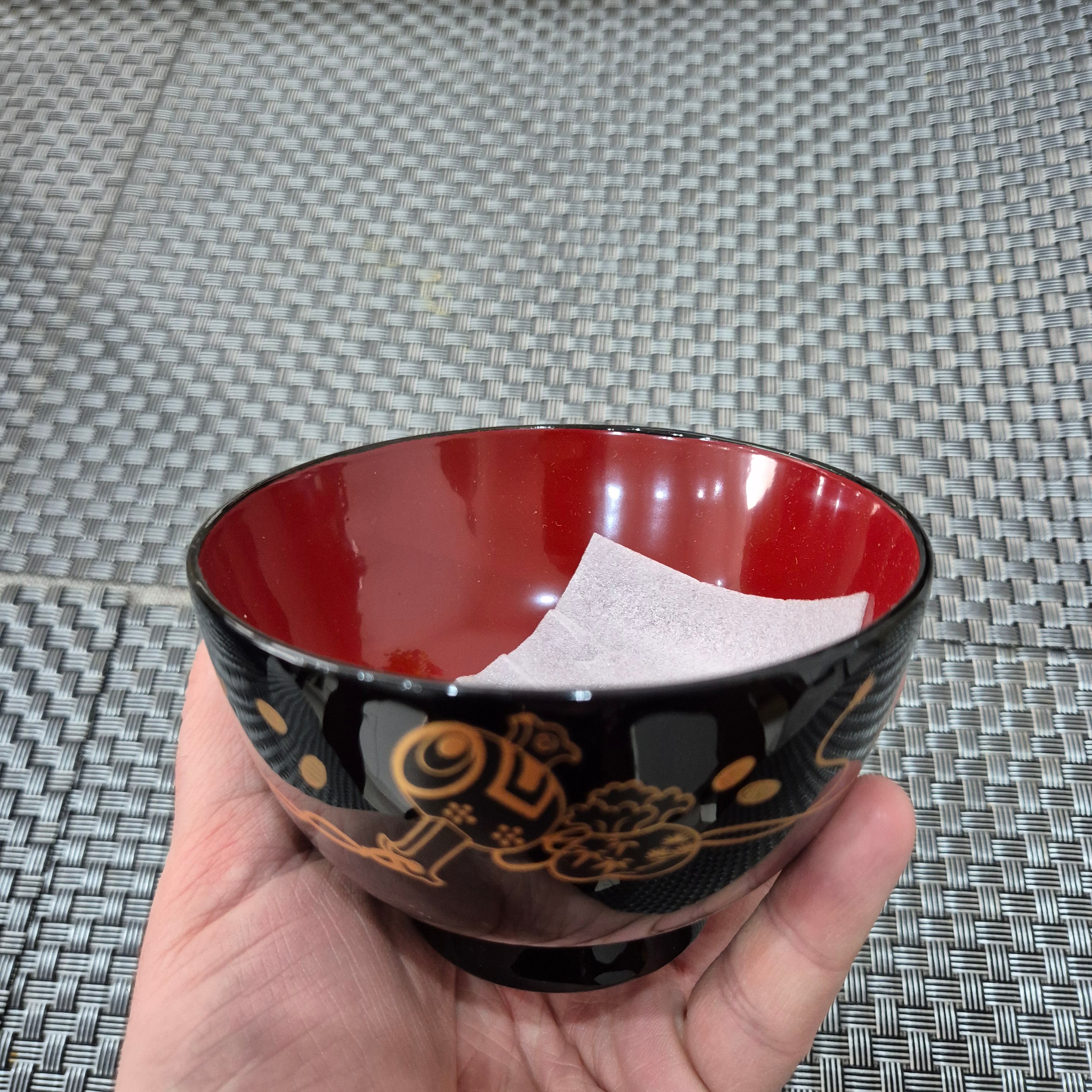 10x Unused high quality kaiseki style laquerware bowls