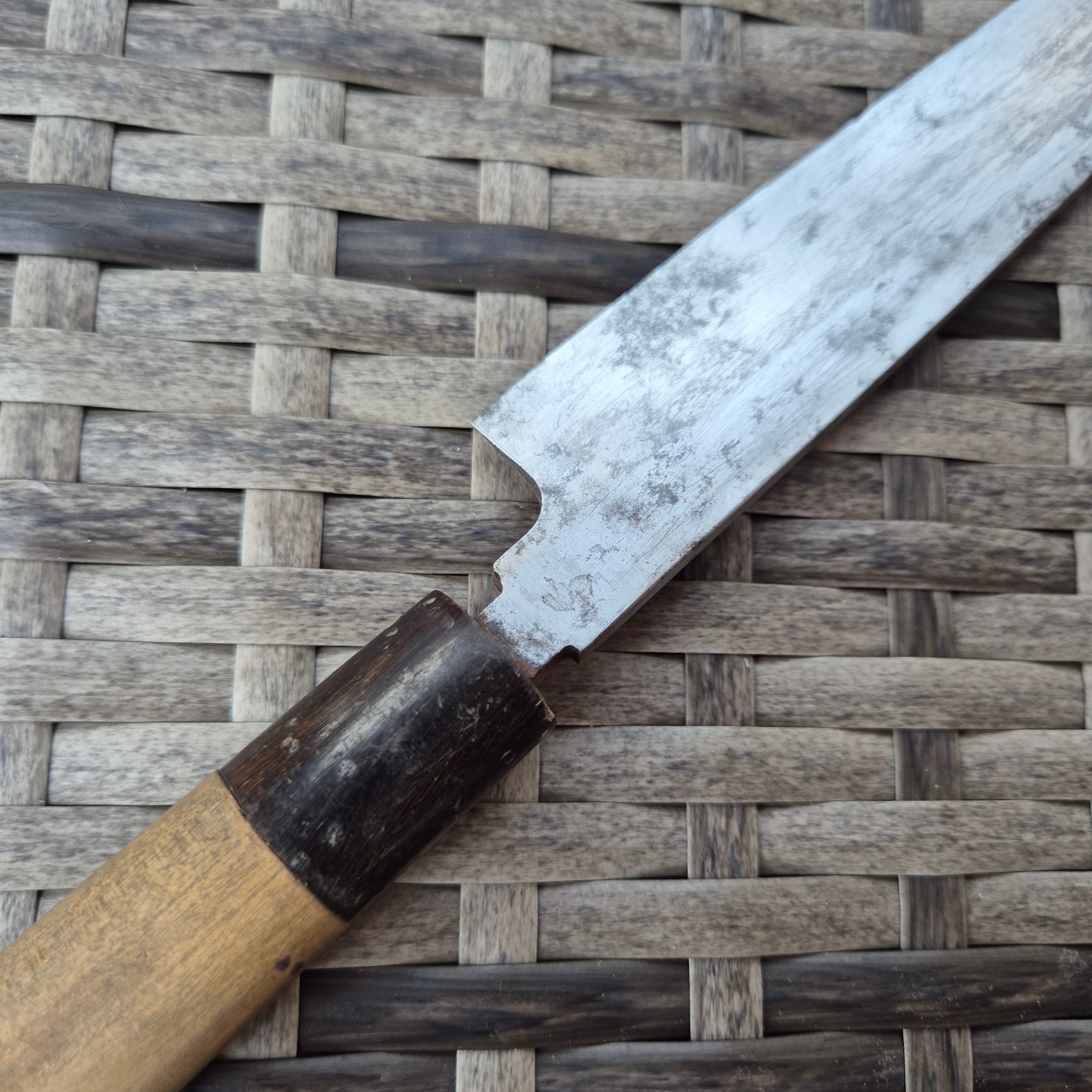 240mm Masamoto Sohonten Buffalo Horn Handle