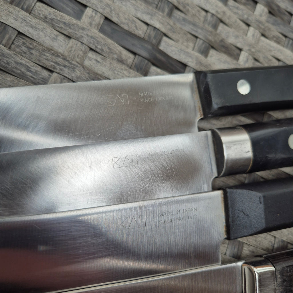 4x Kai Santoku Bundle 160mm