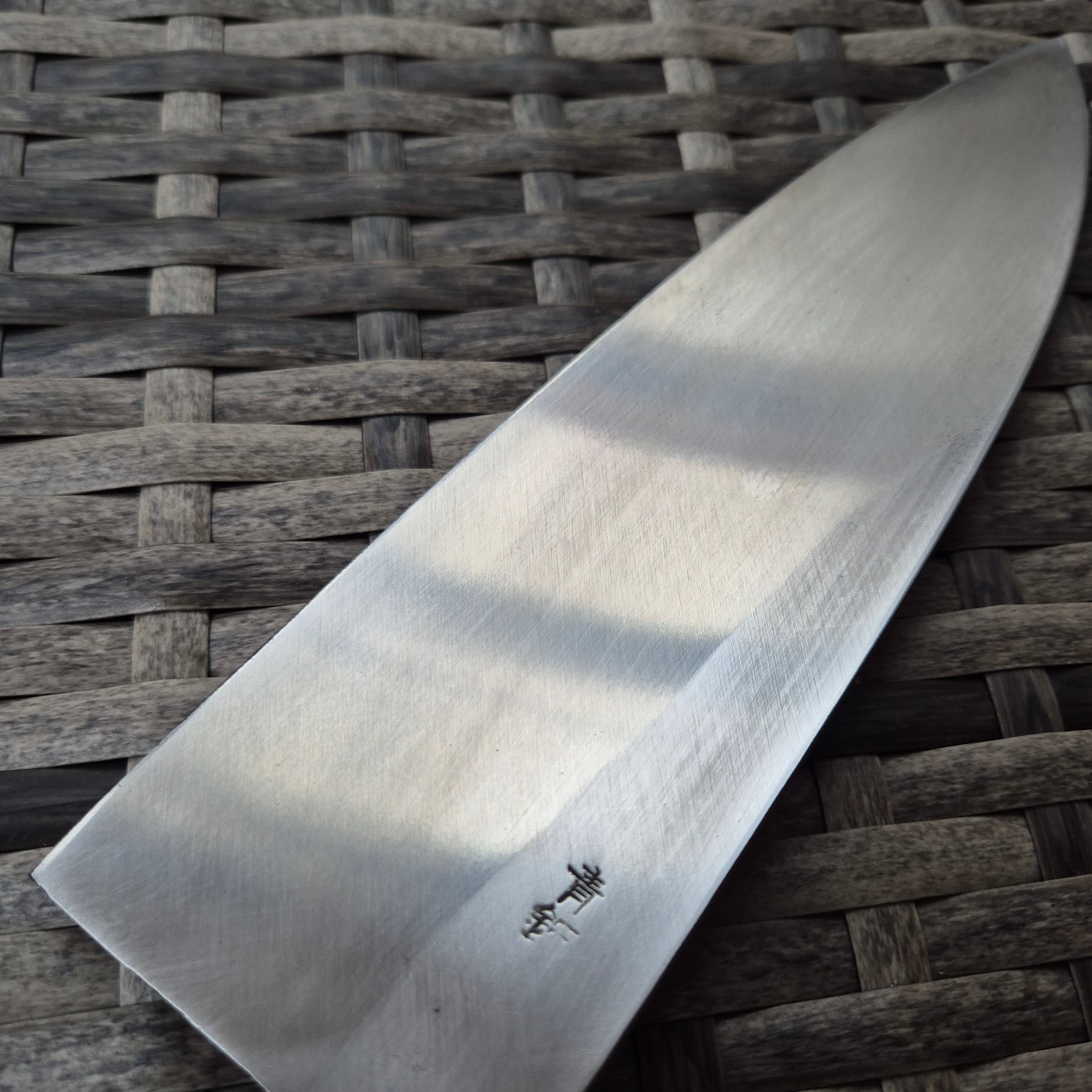 220mm Deba Blue Steel