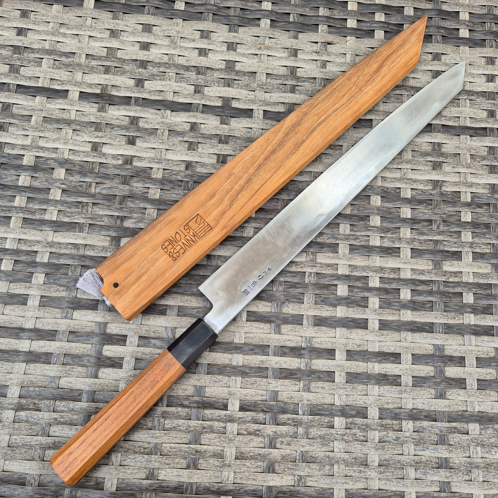 330mm Hatsukokoro Kiritsuke Yanagi Aogami #1