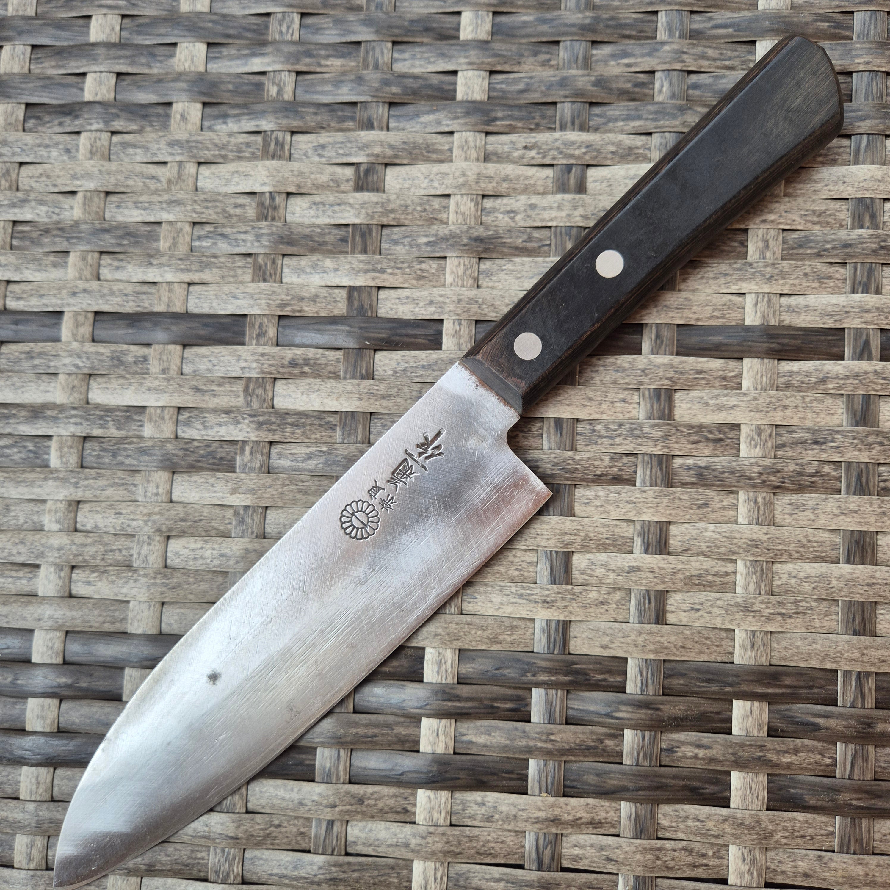 160mm Kikuichi San Mai Santoku