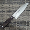 165mm Santoku Blue Steel Stainless Clad