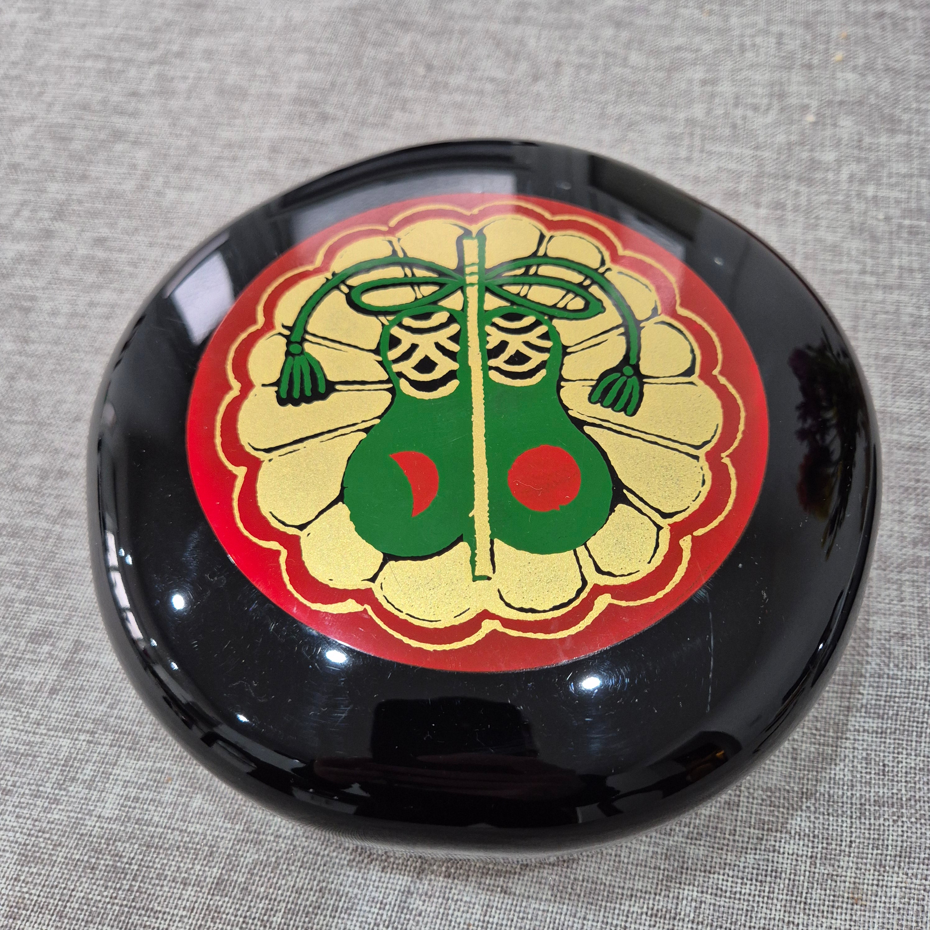 Sumo Lacquerware Candy Container with Lid